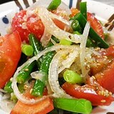 ニンニクの芽の塩麹中華サラダ